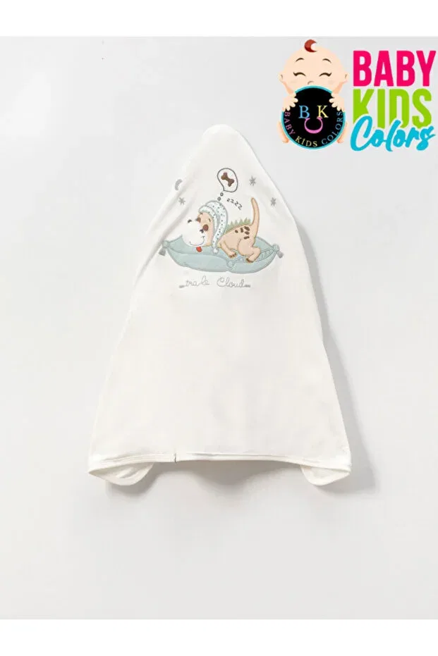 Детский комплект одежды для новорожденных с вышивкой собачки Baby Kids Colors, Green — фото 4