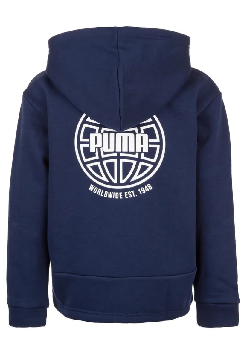 Толстовка на молнии с графическим рисунком Alpha Puma, Peacoat — фото 2