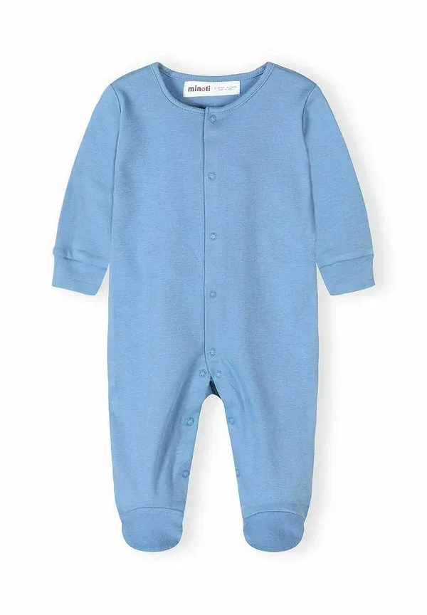 Комплект из 5 боди с длинным рукавом, хлопок, Minoti, Blue-grey Navy, синий/зеленый/оранжевый — фото 2