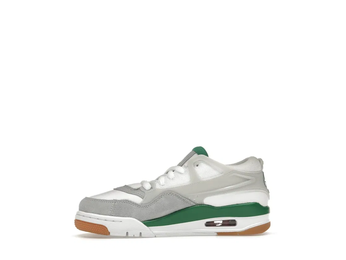 Детские кроссовки Lifestyle Jordan 4 RM Jordan, White/Pine Green/Neutral Grey/Wolf Grey/Varsity Red/Gum Dark Brown — фото 3