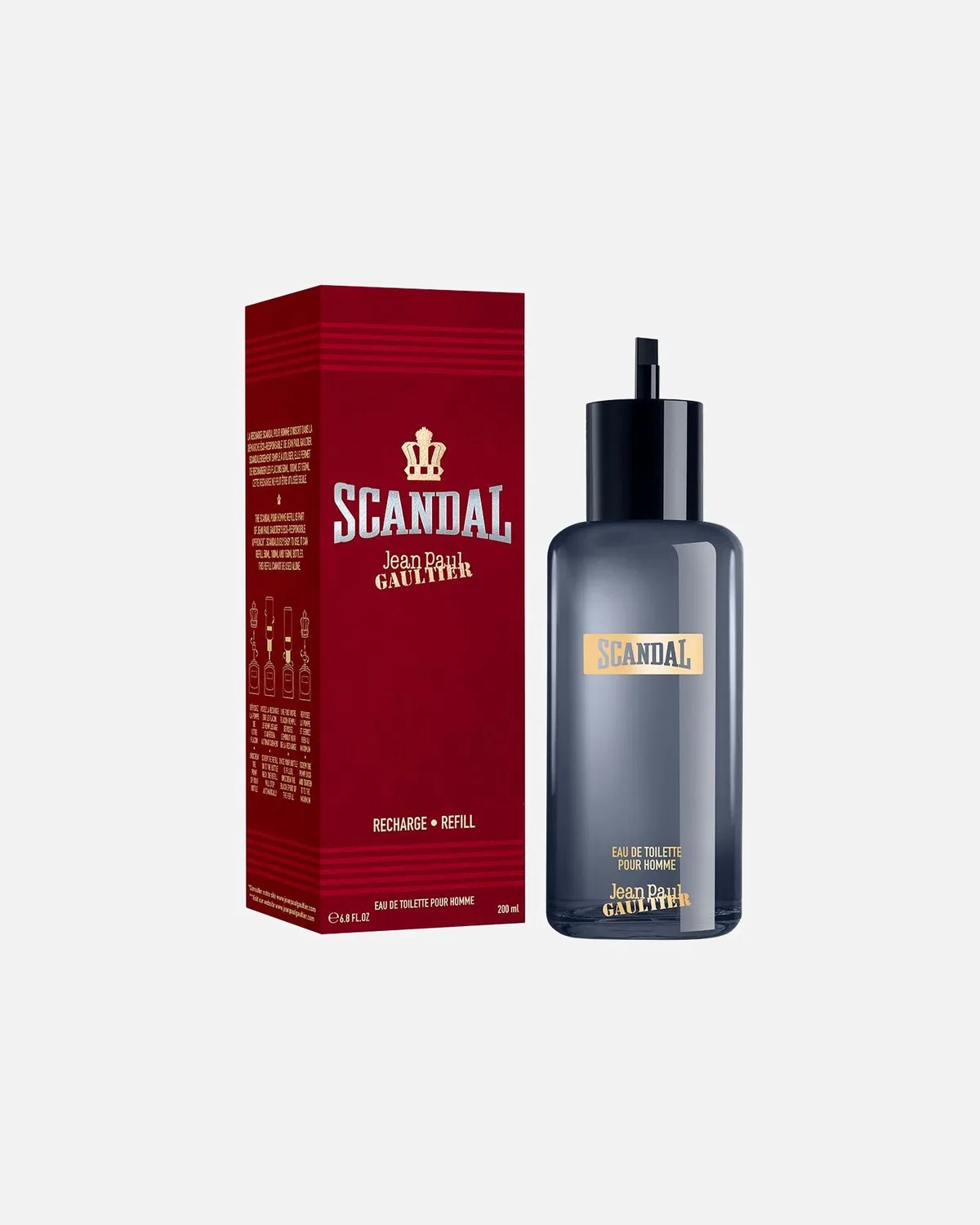 Скандал с туалетной водой для мужчин Jean Paul Gaultier, 200 Ml - Refill — фото 2