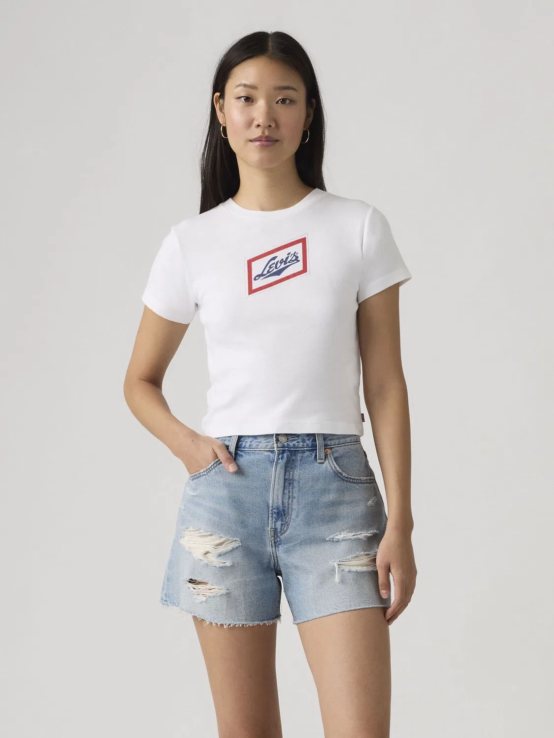 Футболка с принтом Vintage Logo Essential Sporty Levi's, винтажный логотип