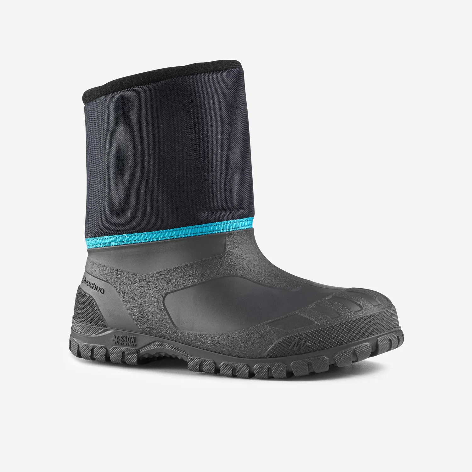 Детские зимние ботинки водонепроницаемые Winterstiefel SH100 Quechua, Dunkelblau Tropenblau
