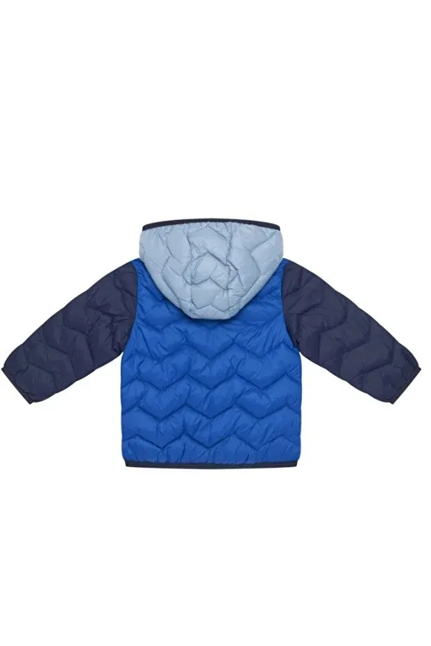 Детское зимнее пальто для мальчиков пуховое United Colors Of Benetton, Blue — фото 2
