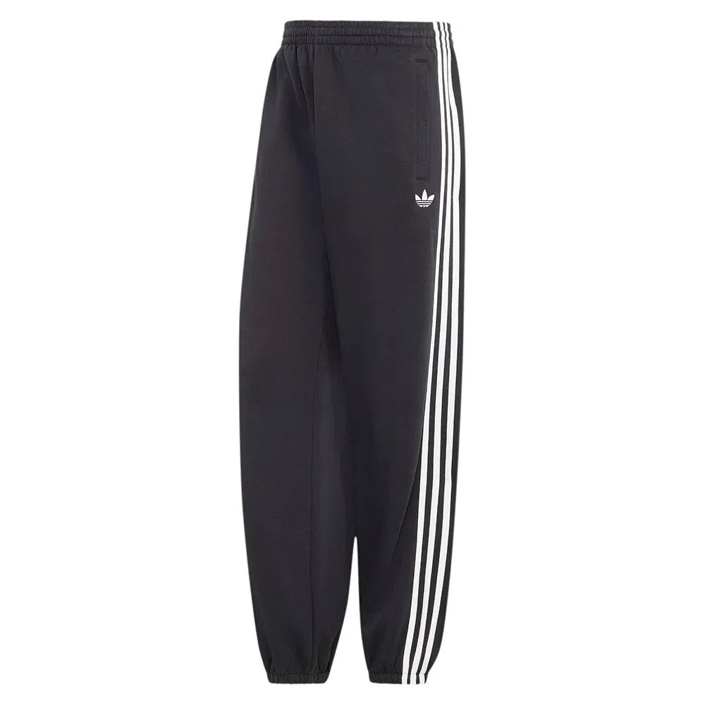 Мужские спортивные брюки из футера Adicolor 3 Stripes Cuffed Adidas Originals, Black — фото 3