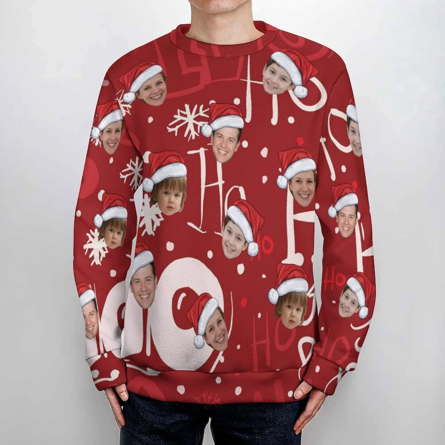 Персонализированный свитер Unisex Ugly Christmas с фото — фото 2