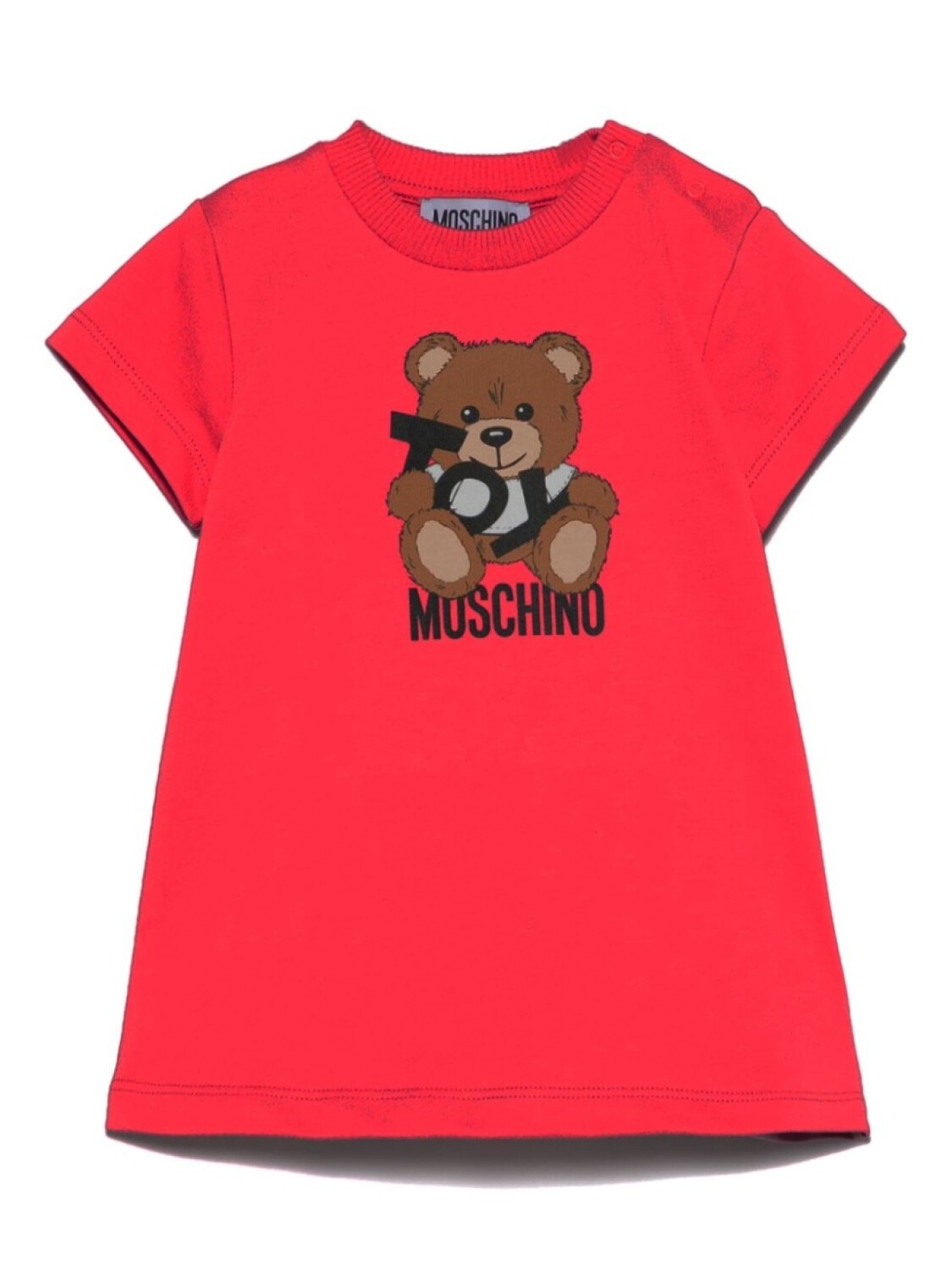 

Moschino Kids платье с принтом Teddy Bear, розовый