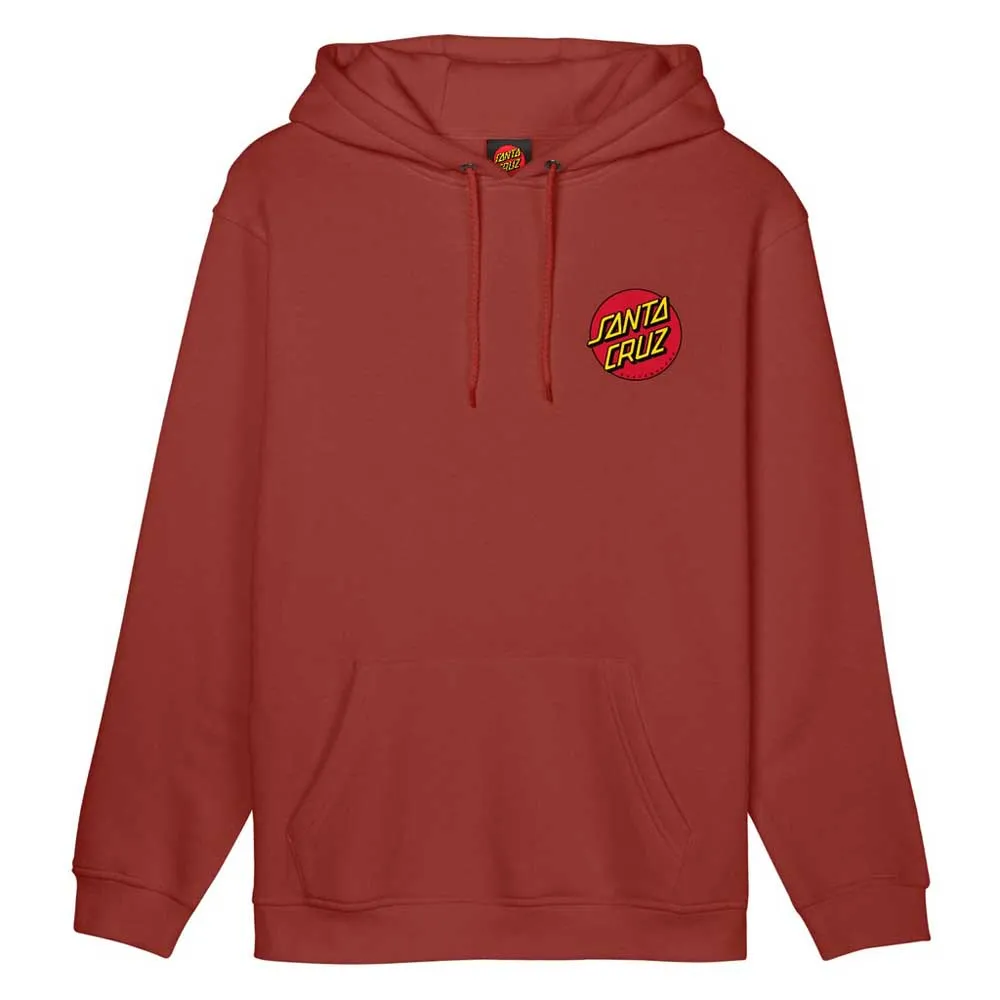 

Худи Santa Cruz Classic dot chest, красный