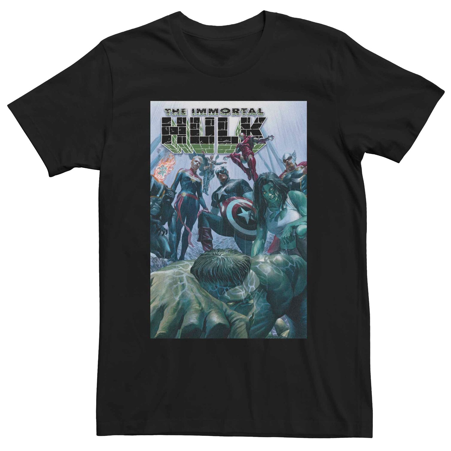 

Мужская футболка с рисунком Marvel Immortal Hulk Licensed Character
