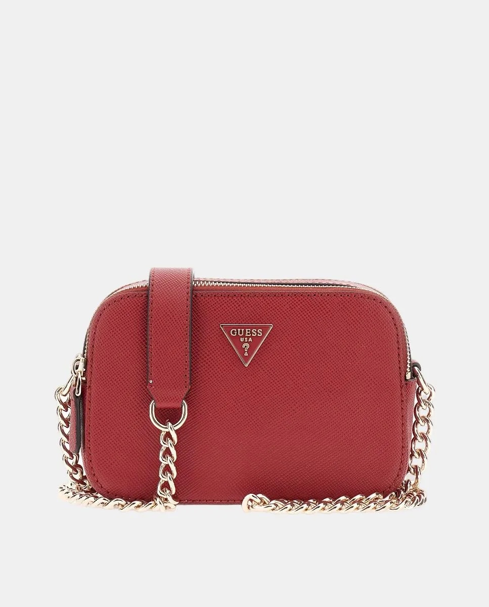 

Сумка через плечо с двойной молнией Guess, красный