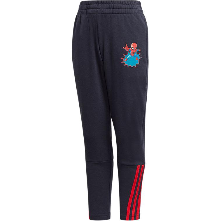 Футболка для детей 3–7 лет MARVEL Вязаные спортивные штаны черные Adidas — фото 2