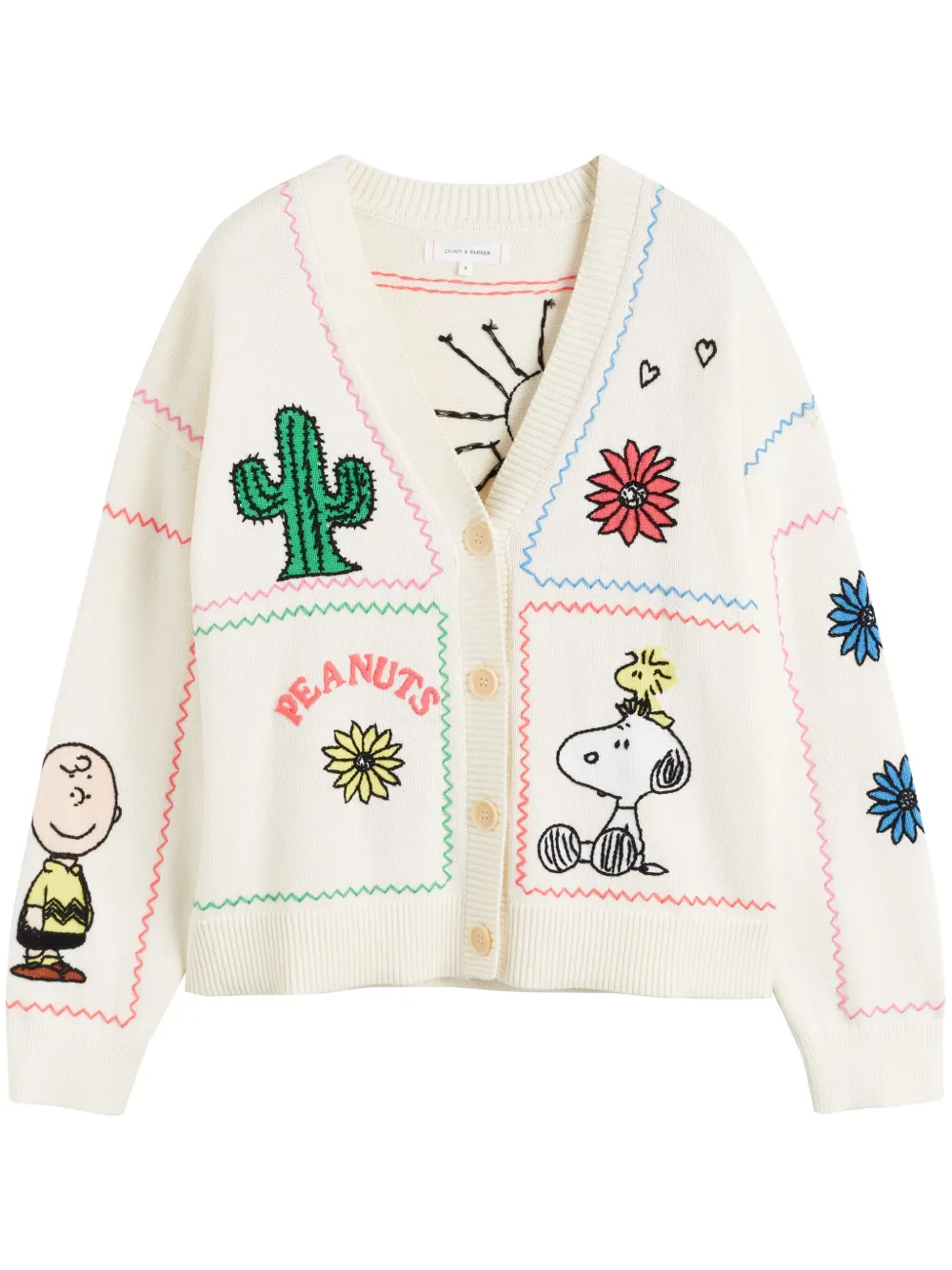 

Кардиган Vacation из коллаборации со Snoopy Peanuts Chinti & Parker, нейтральный