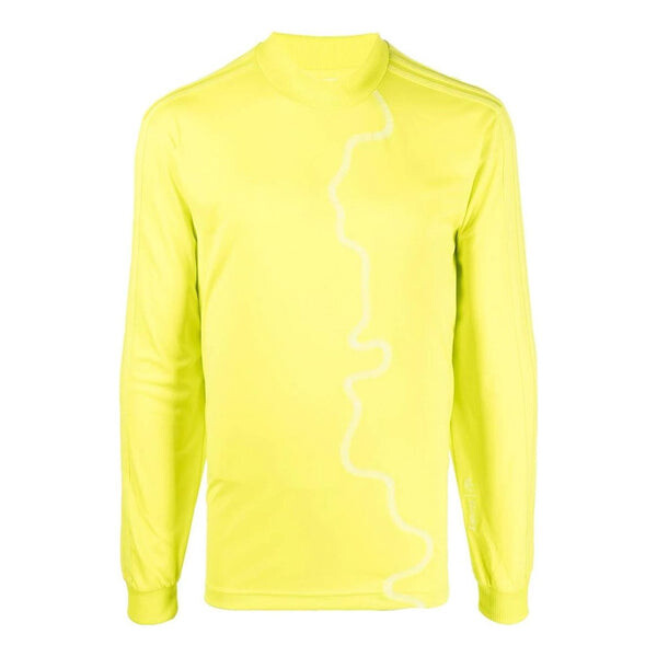 

Толстовка Men's adidas Abstract Pattern Printing Stripe Long Sleeves Yellow, желтый