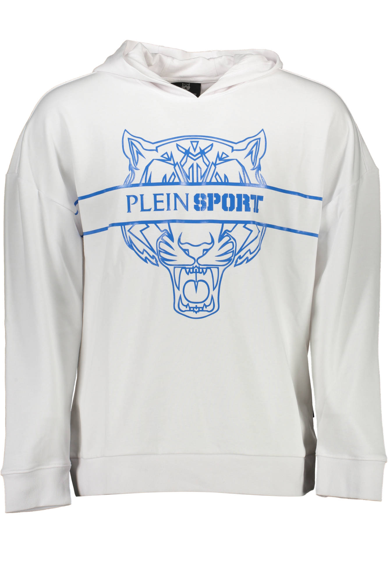 

Толстовка мужская Plein Sport с принтом, белый / синий