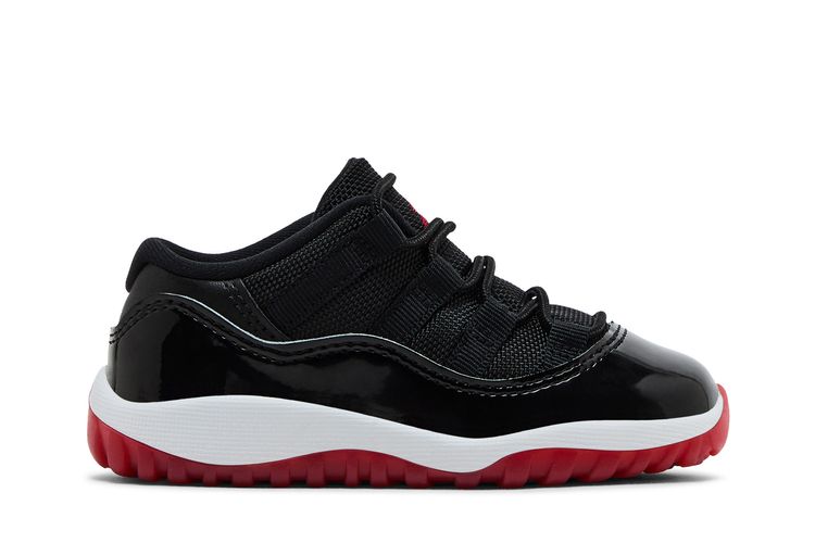 

Кроссовки Air Jordan 11 Retro Low TD 'Bred' 2025, черный
