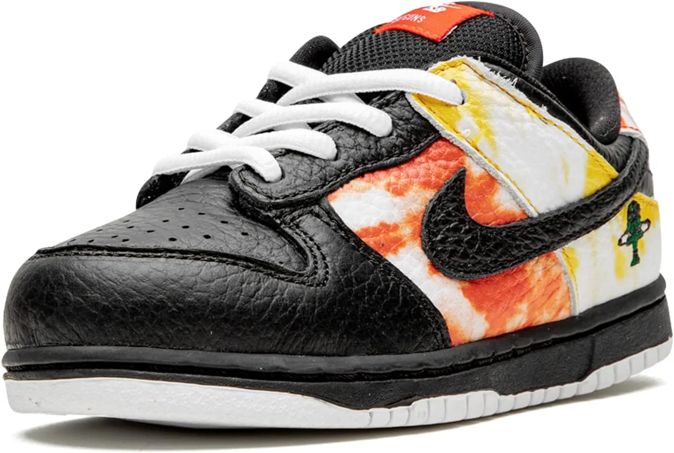 Кроссовки Supreme x Nike SB Dunk Low Jewel Swoosh, черный — фото 4