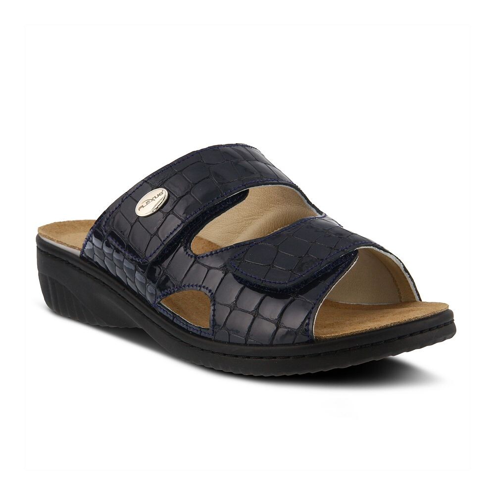 Женские шлепанцы Flexus by Spring Step Almeria, цвет Navy Patent