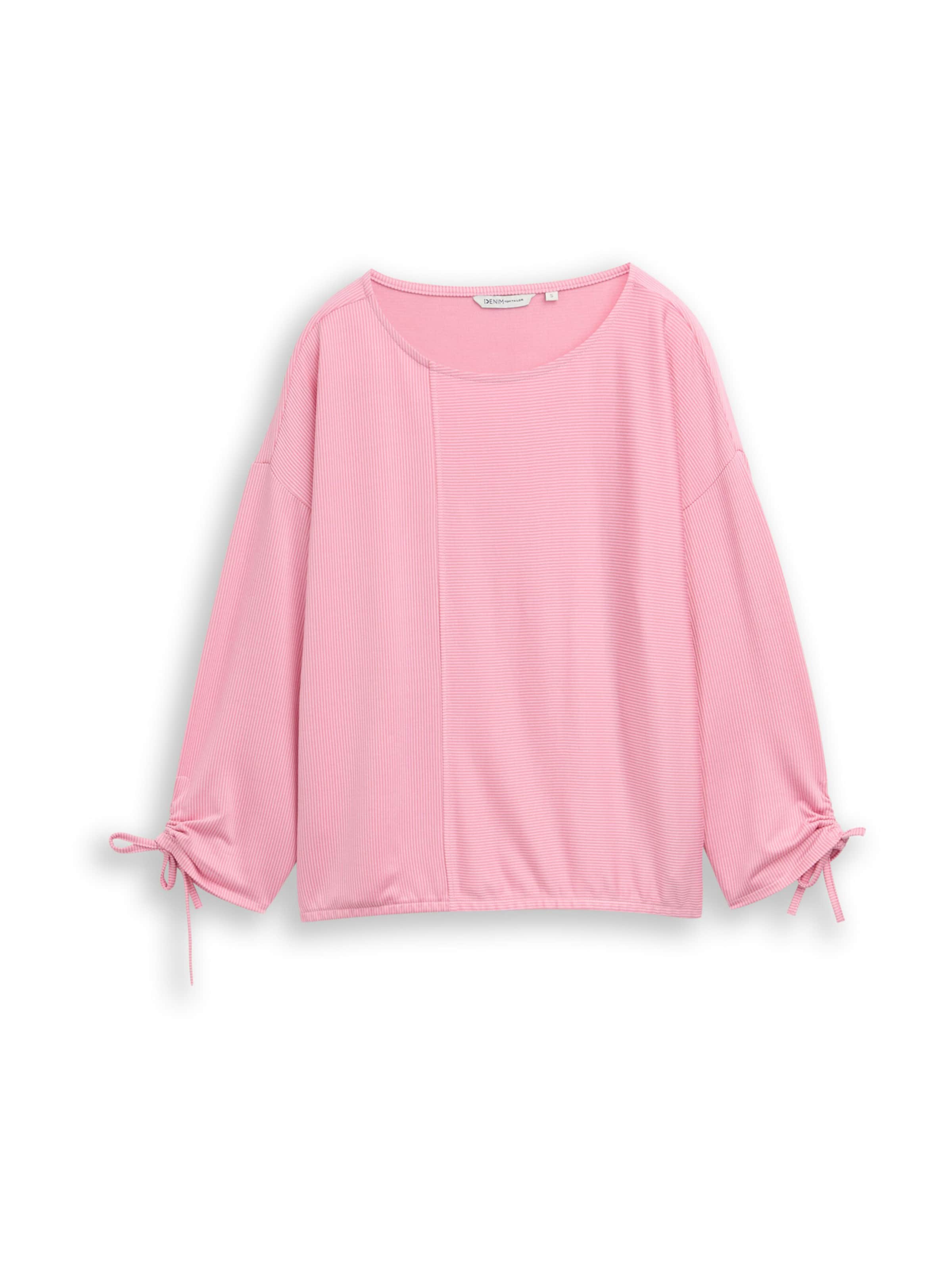 

TOM TAILOR DENIM Лонгслив в розовом, светло-розовом