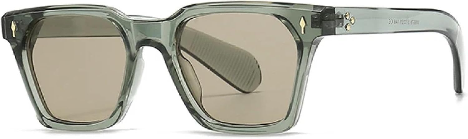 

Солнцезащитные очки с защитой от УФ-излучения UV400 для женщин и мужчин | Заклепки, градиентные оттенки, панк | для занятий спортом на открытом воздухе DSVIGF, Green Light Tea