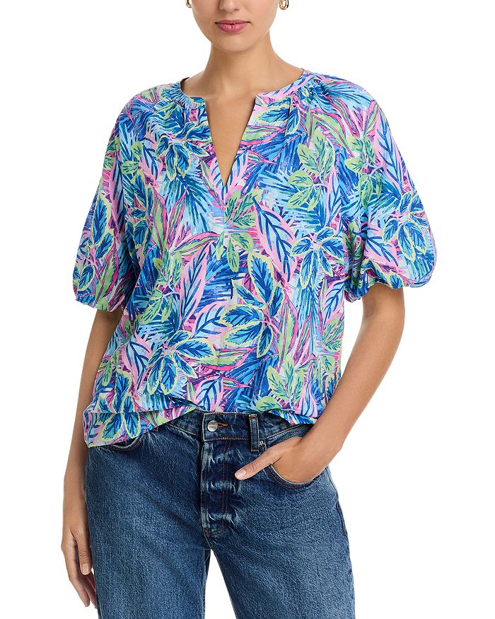 

Футболка с буфами Frond Grove Tommy Bahama, мультиколор