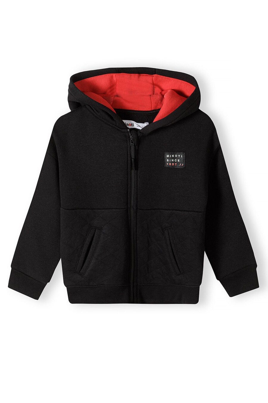 

Худи MINOTI Zip-Up Hoodie, черный