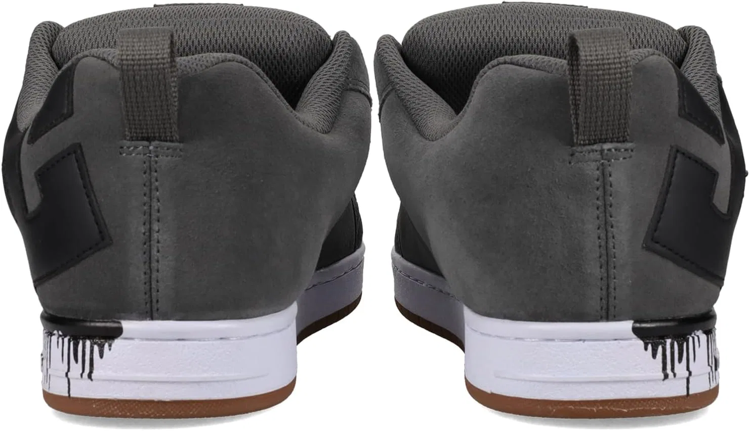 Мужские кроссовки DC Shoes Net Amazon Renewed, Dk Grey Black White — фото 2