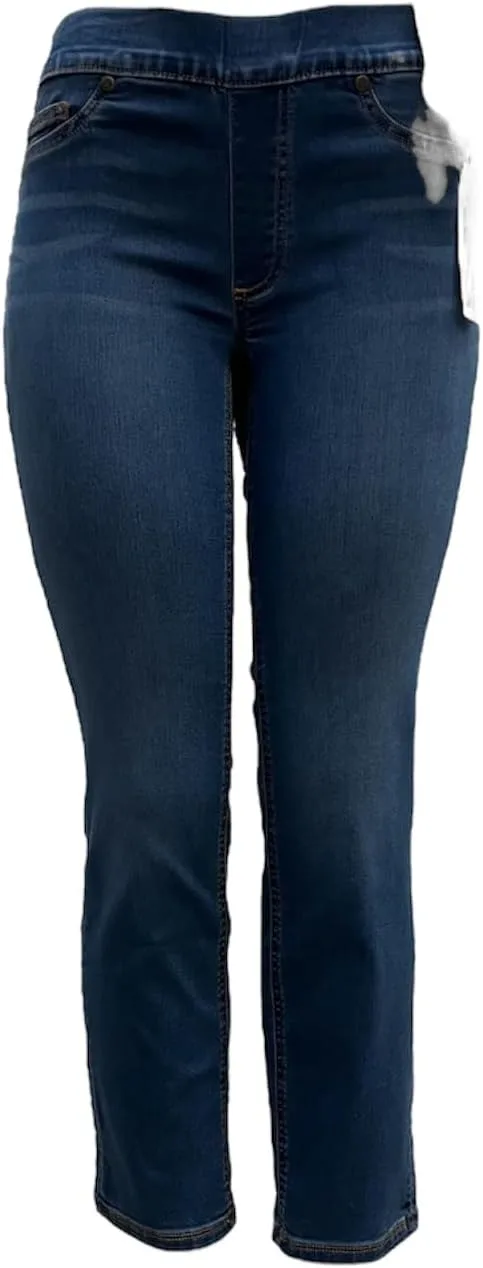 

Adrienne Vittadini женские джинсы slim straight с эластичной тканью и задними карманами