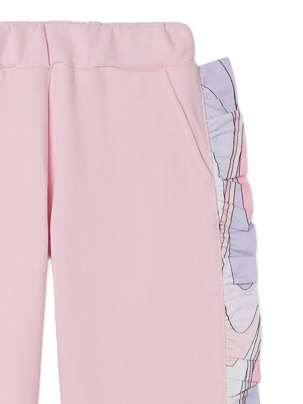 Брюки-джоггеры с принтом Pucci Junior, розовый — фото 3