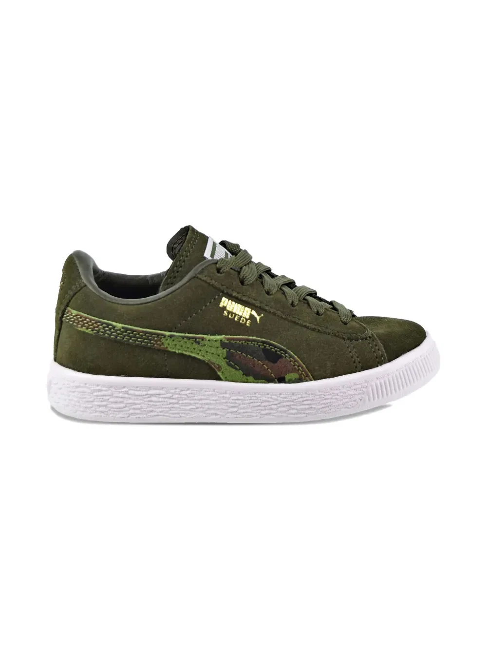 Классические кожаные кроссовки Ambush FS Puma Kids, зеленый — фото 2