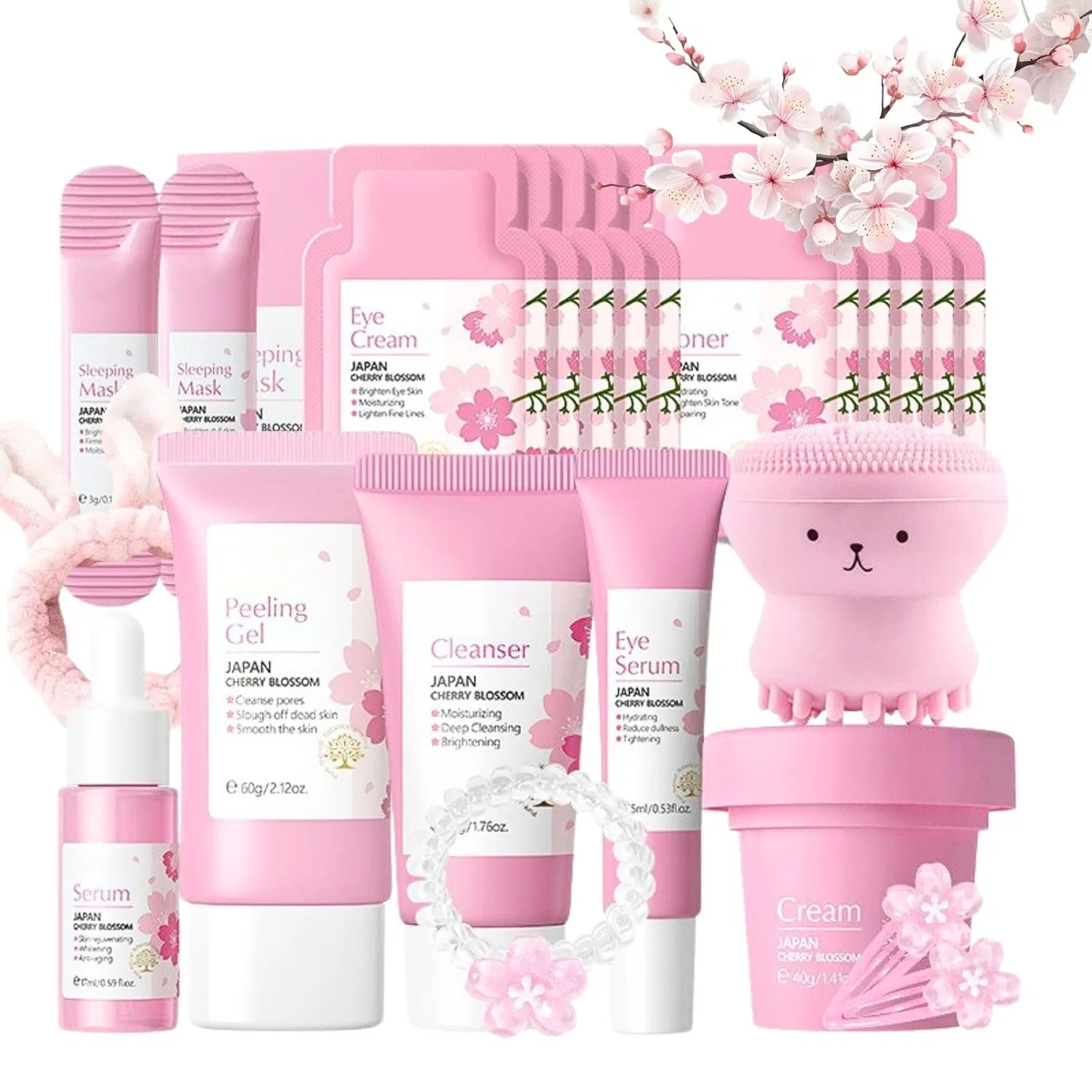 Набор корейской косметики Sakura, 21 предмет Barevel