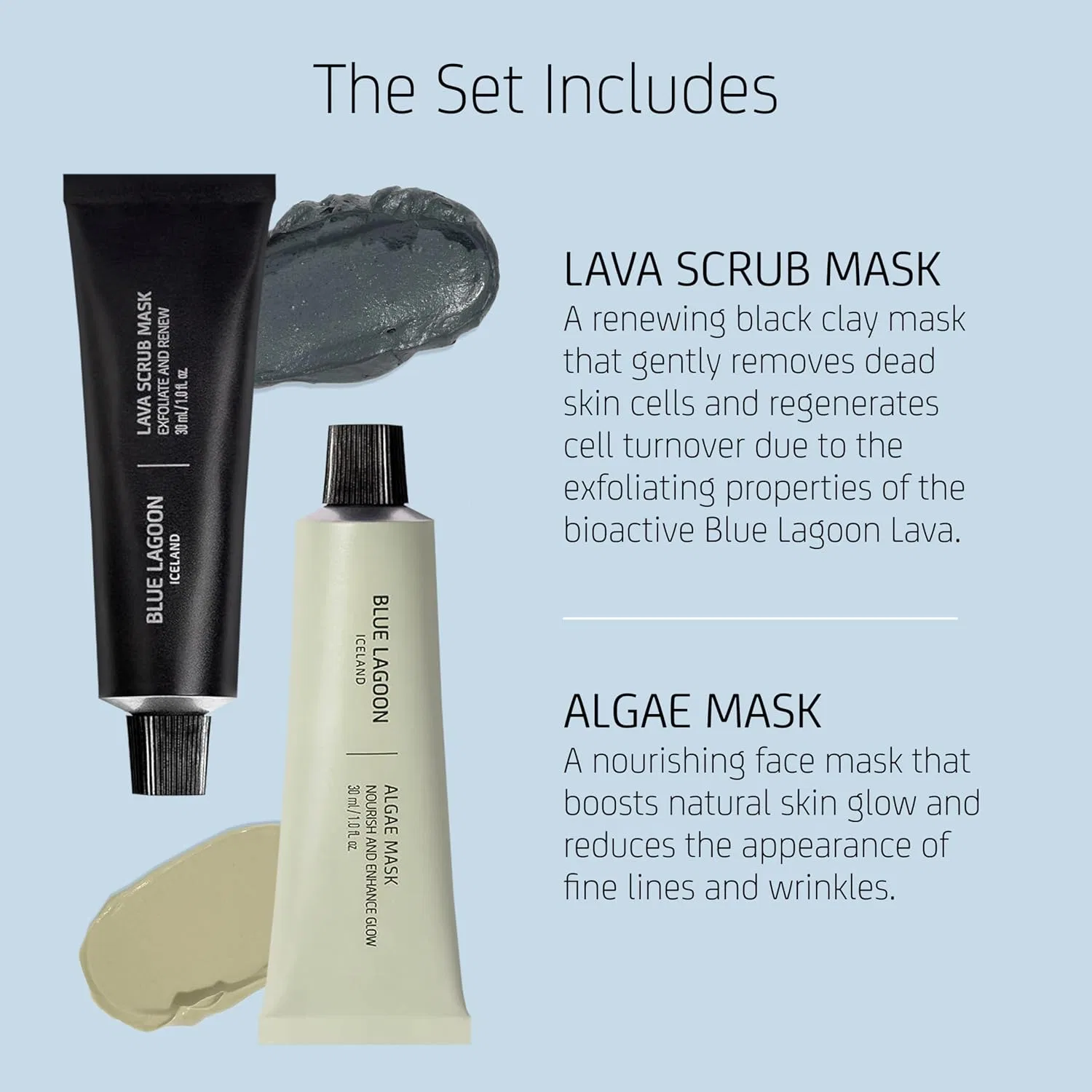 Набор Blue Lagoon — Масок для лица Iceland Signature Mask Travel Set 4x30 мл — фото 4