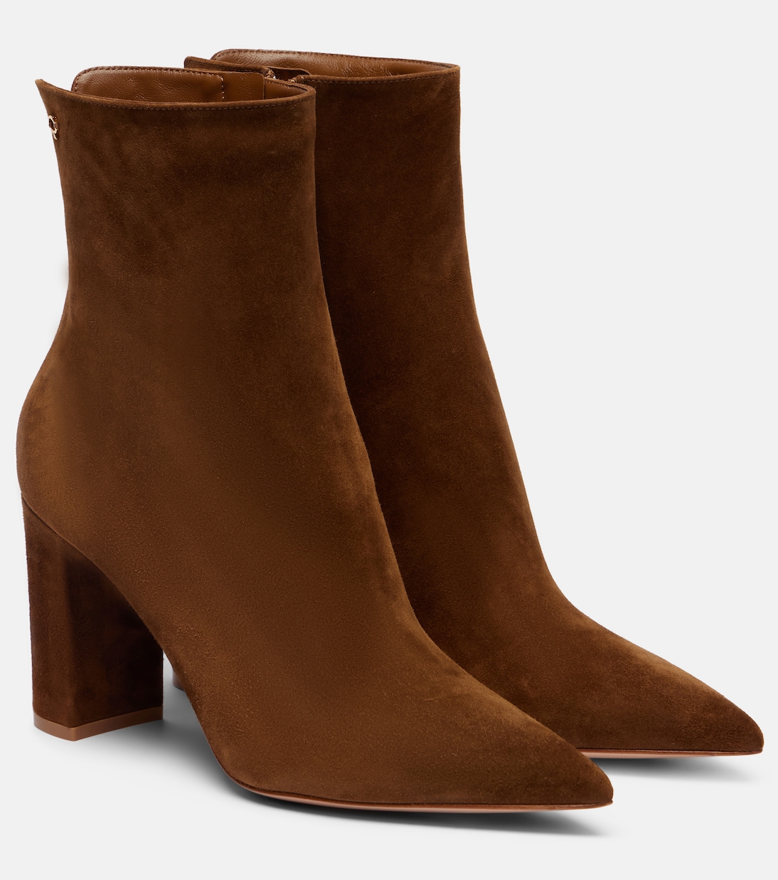 Ботинки Lyell 85 до щиколотки из замши Gianvito Rossi, Texas