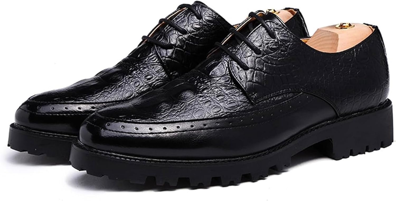 

Мужские офисные туфли Oxford на шнуровке, туфли для вождения Xinduoyu, черный