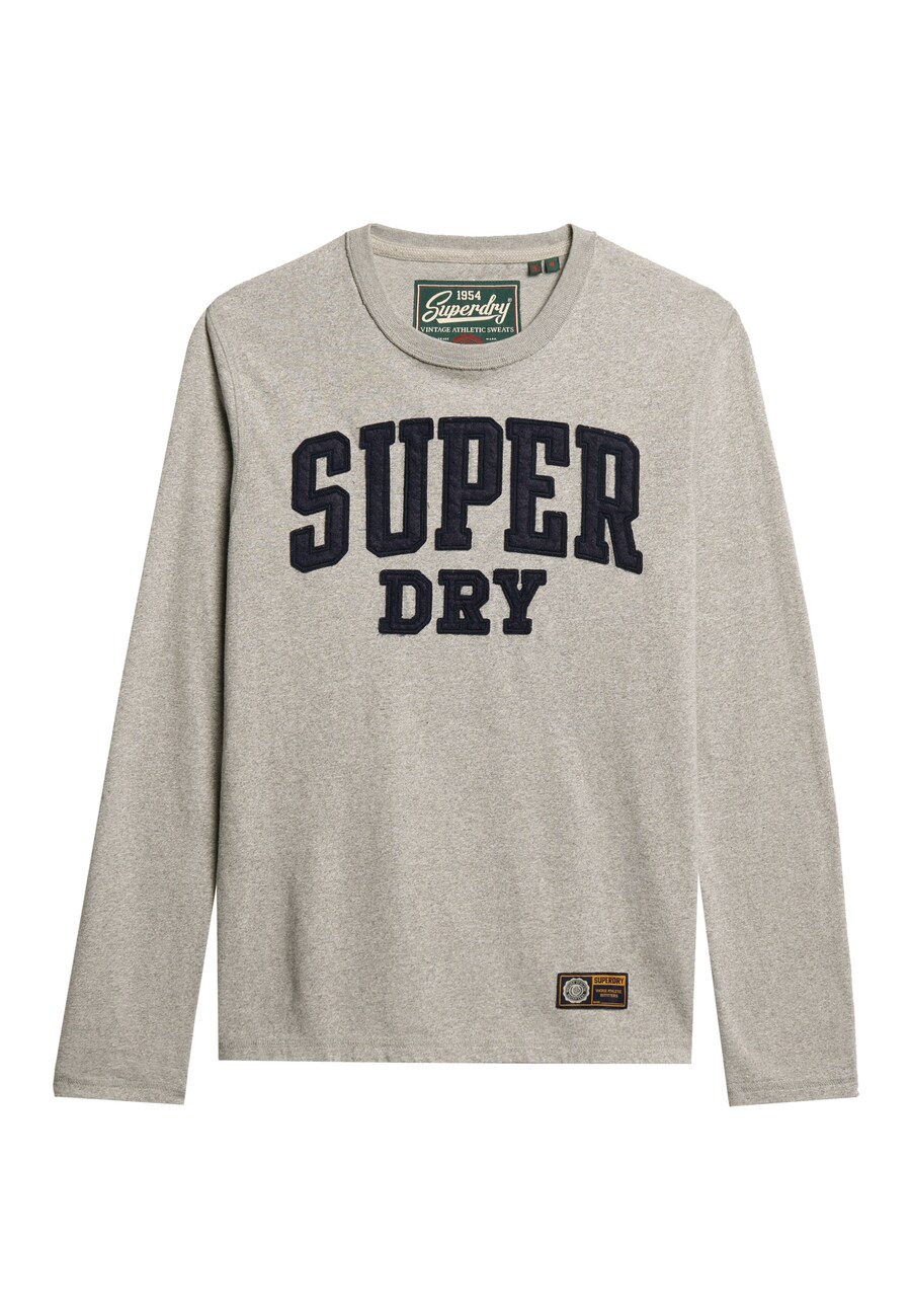 

Лонгслив Superdry Shirt Athletic, светло-серый