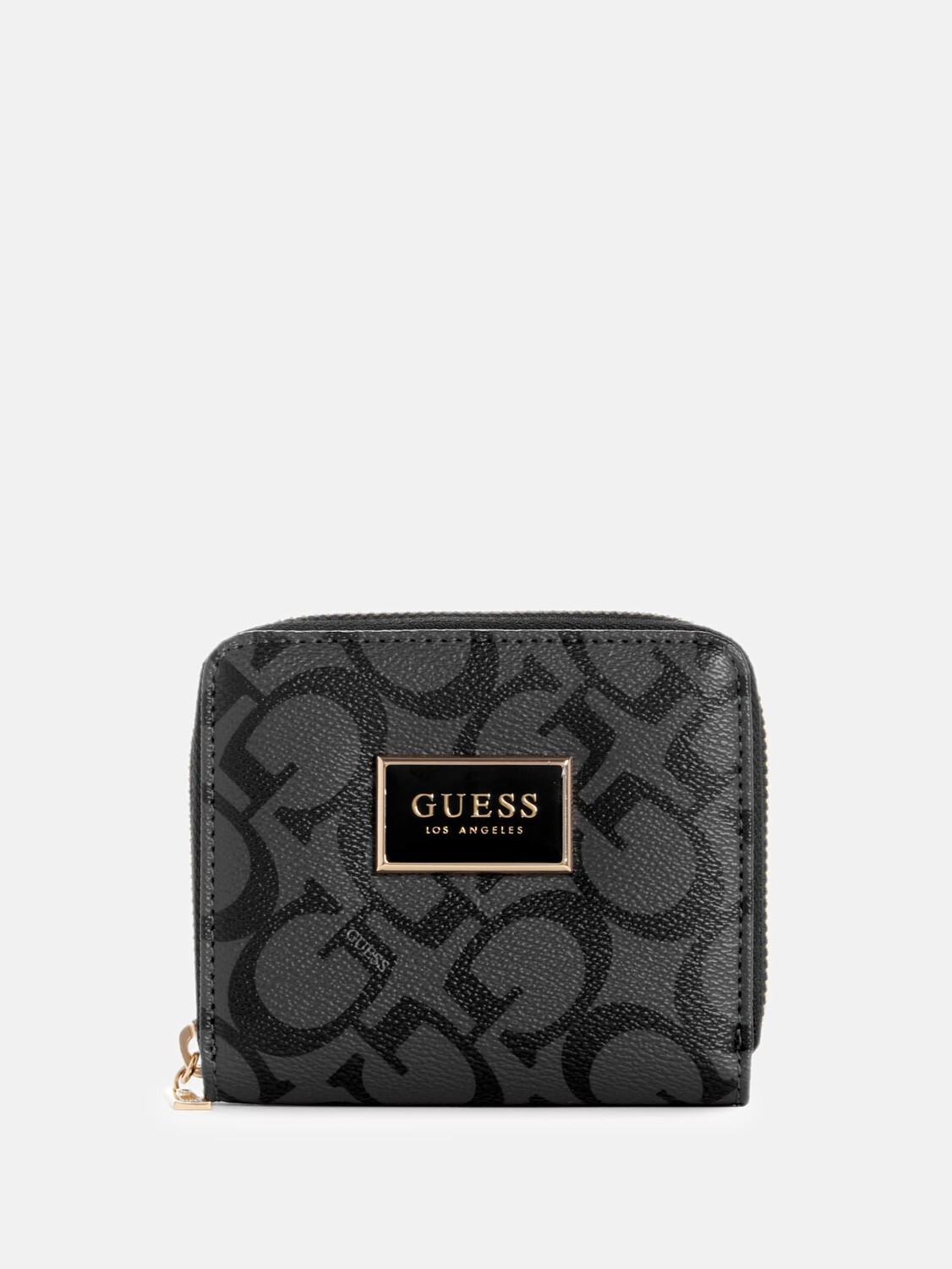

Маленький кошелек Abree на молнии с логотипом Guess Factory, цвет Coal Multi