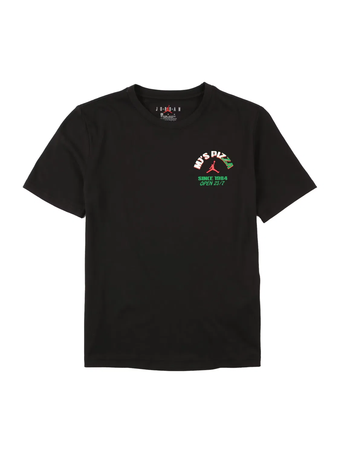 Футболка Jordan BRAND PIZZA черного цвета