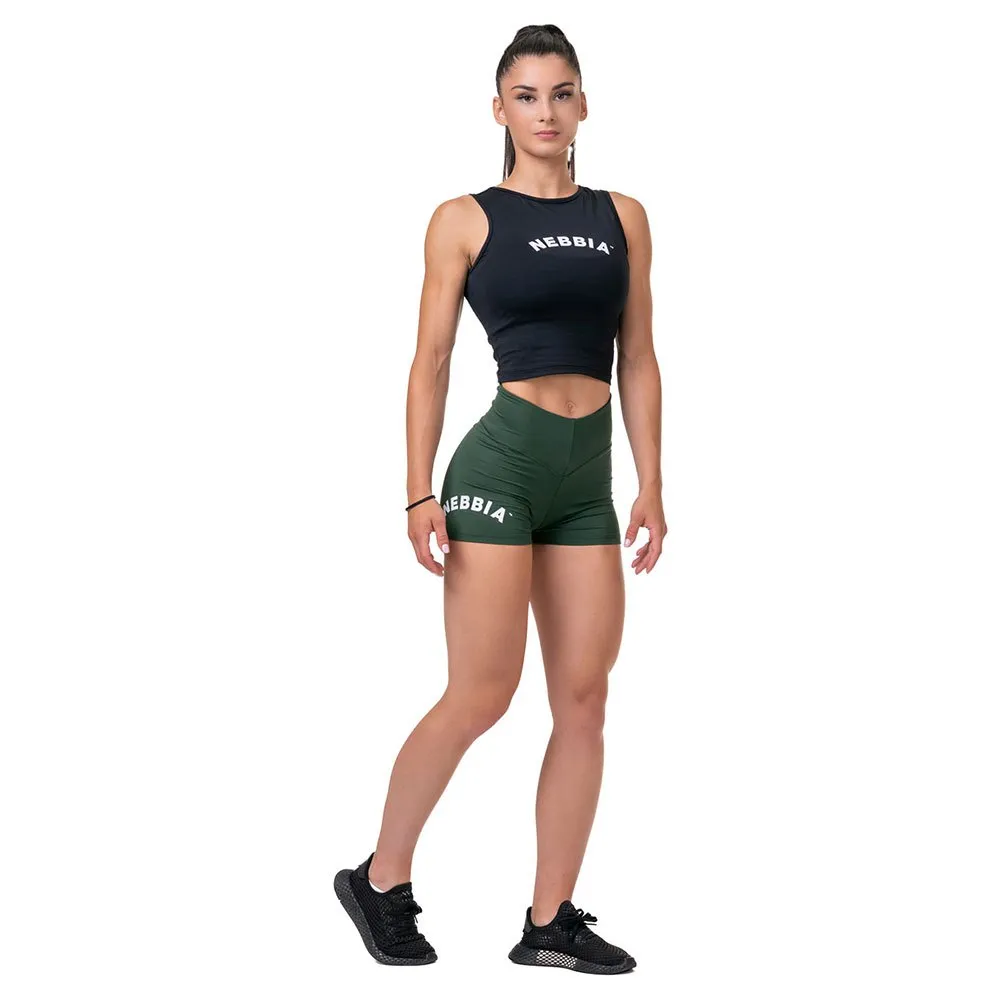 

Леггинсы Nebbia Classic Hero 582 High Waist Short, зеленый