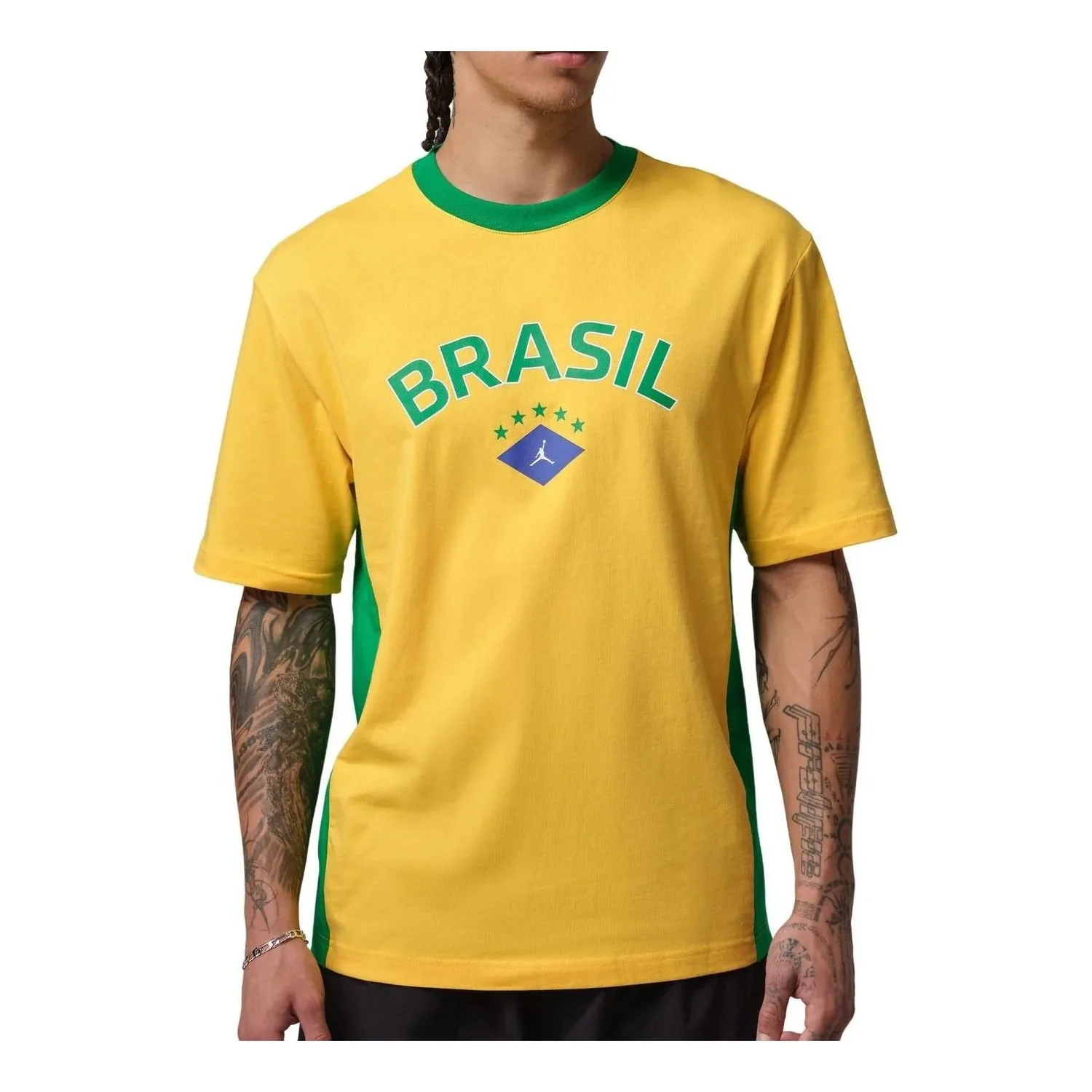 Футболка Air Jordan 85 Graphic T-Shirt 'Varsity Maize Lucky Green', желтый