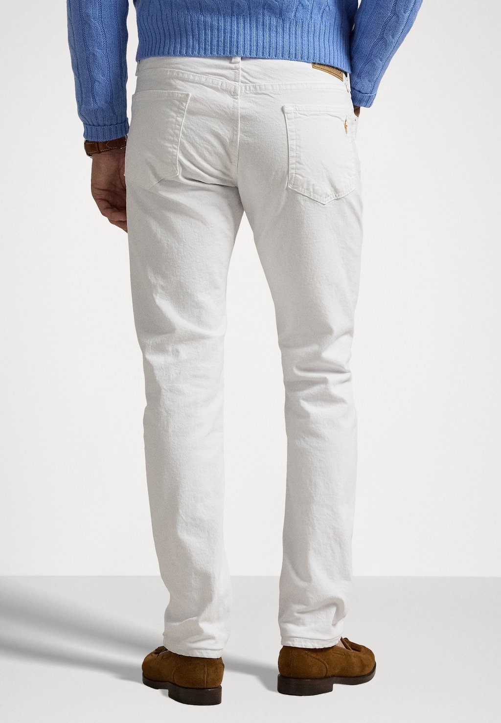Джинсы облегающего кроя SULLIVAN SLIM STRETCH JEAN Polo Ralph Lauren, белый деним — фото 2