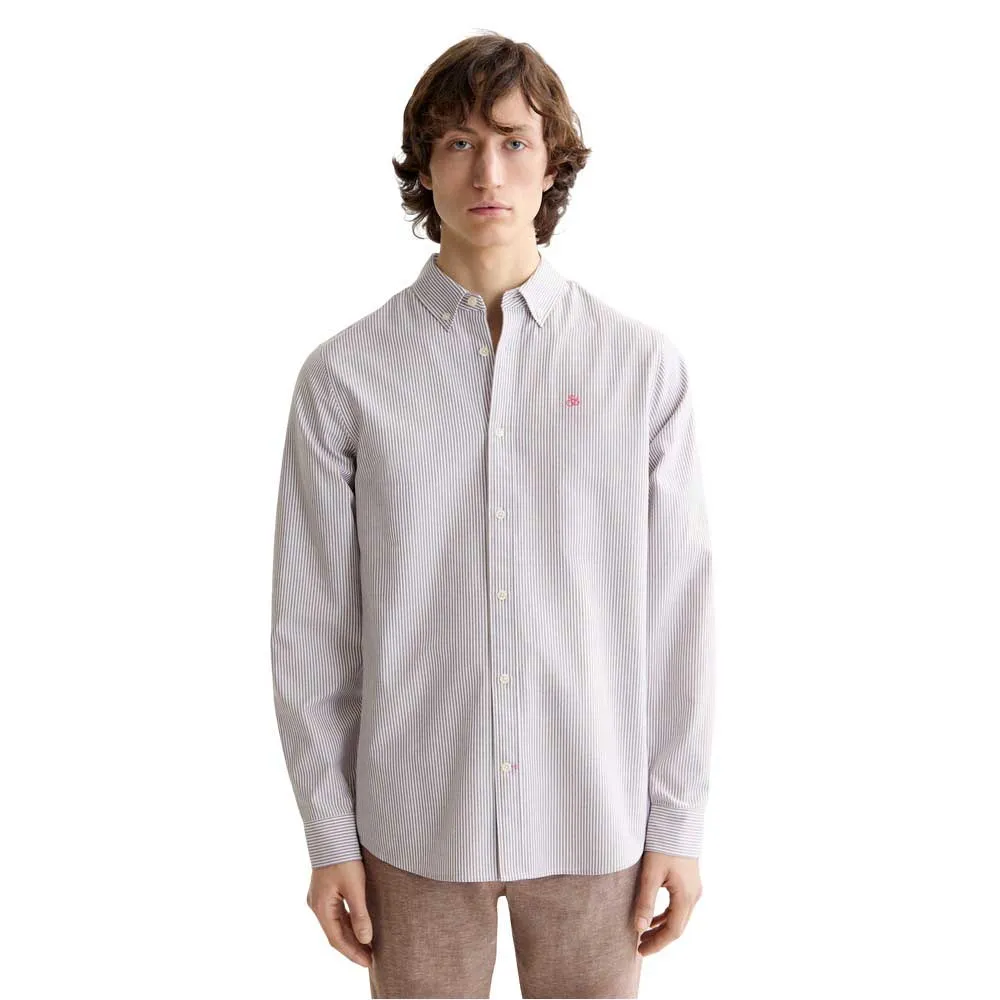 

Рубашка Scotch & Soda Striped Regular Fit Oxford, белый