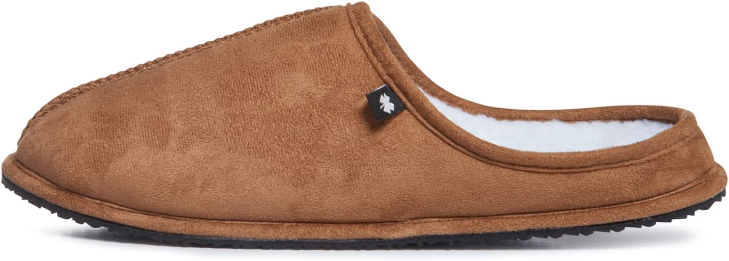 Мужские тапочки Lucky Brand из микрозамши с эффектом памяти и подкладкой из шерпы, теплые и мягкие, для дома и улицы, Tan — фото 2