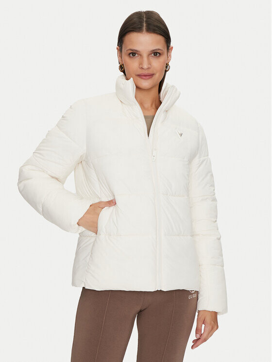 

Пуховик regular fit Guess, белый