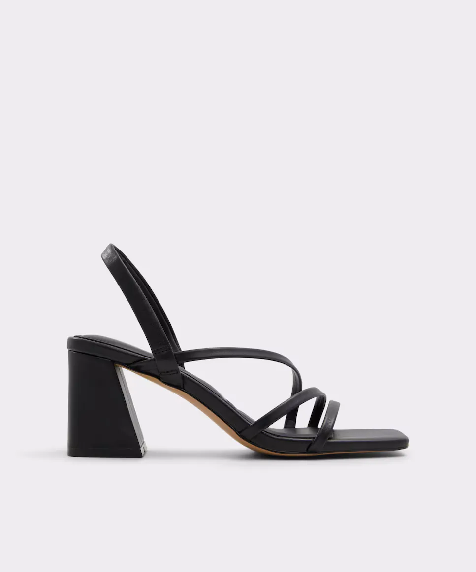 Женские босоножки на каблуке с квадратным носком Aldo, черный