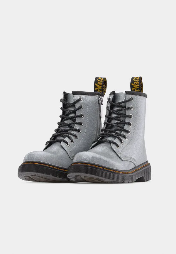 1460 8-луночные ботинки унисекс на шнуровке до щиколотки Dr. Martens, Silver-Coloured — фото 3