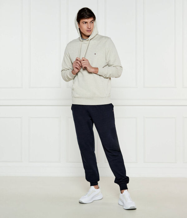 Толстовка мужская Tommy Hilfiger хлопковая базовая, бежевый — фото 2