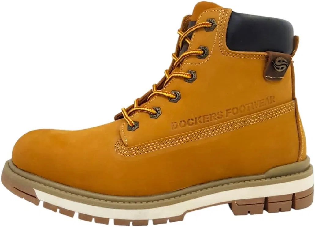 Ботинки Dockers by Gerli Men's 43lu001 в стиле милитари, 2-Yellow Golden Tan 910