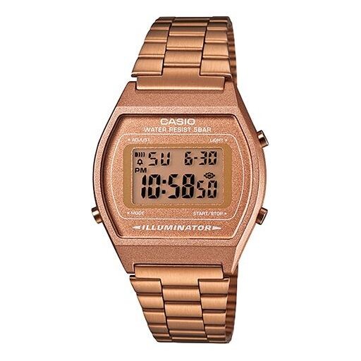 

Часы CASIO Waterproof Unisex Mens Rose Gold Digital, розовый