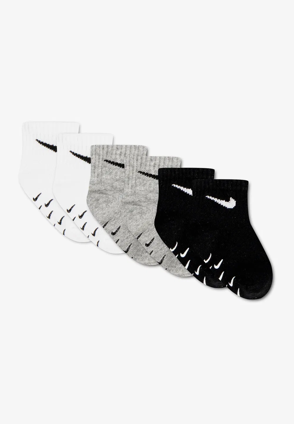 6 пар эспандеров унисекс - носки Nike Sportswear, Dark Grey Heather — фото 2