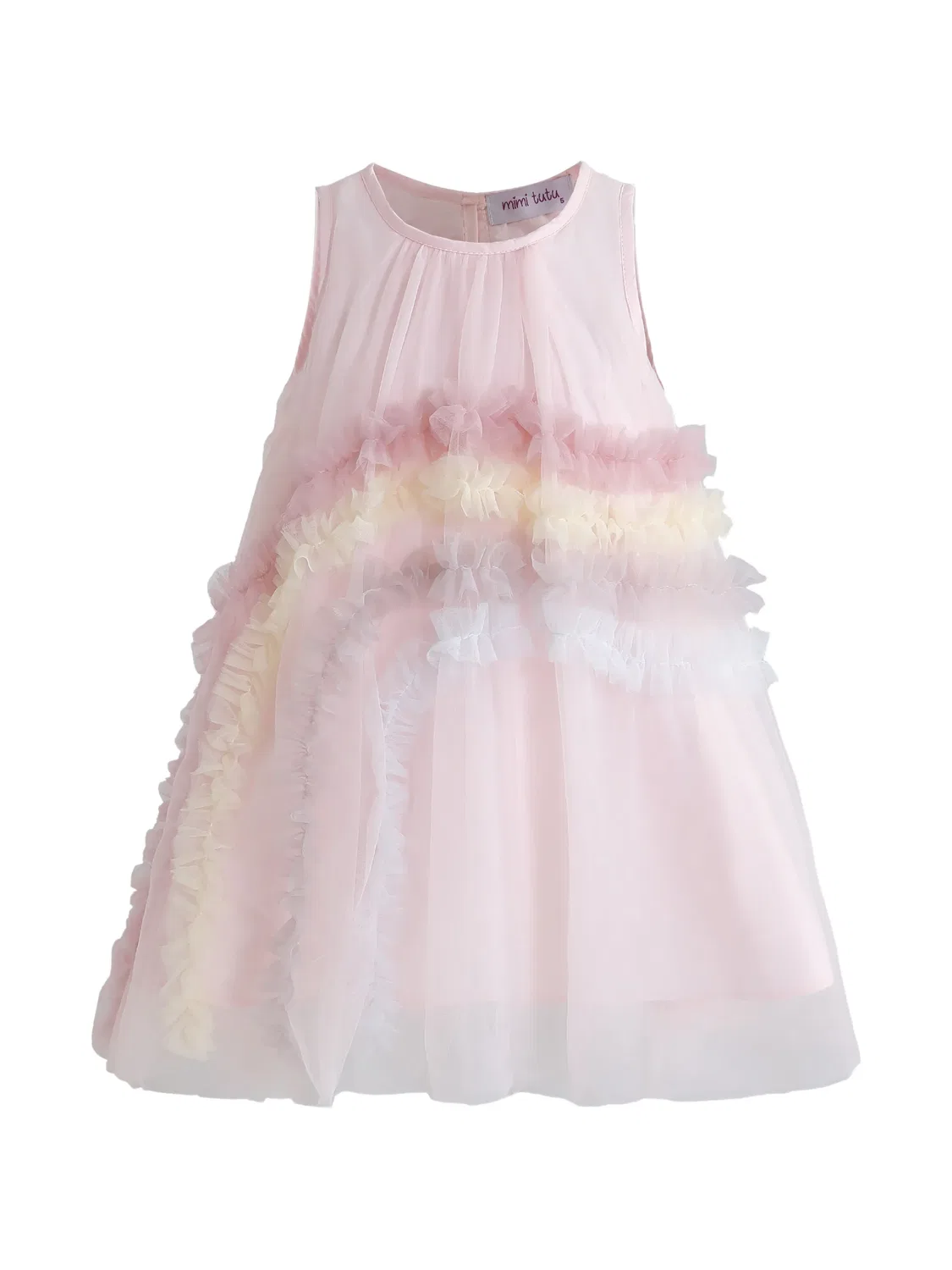 Платье Cressida с оборками Mimi Tutu, розовый