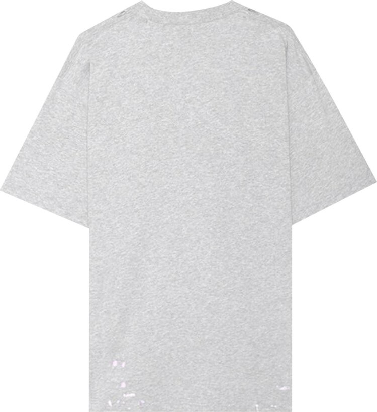 Футболка Balenciaga T-Shirt с рисунком, серый — фото 3